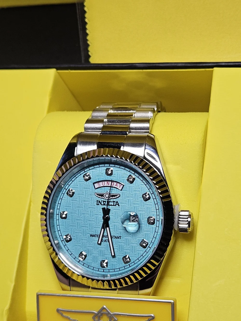 Invicta Specialty Striad Command 43mm Watch - Tiffany Blue Dial 51048